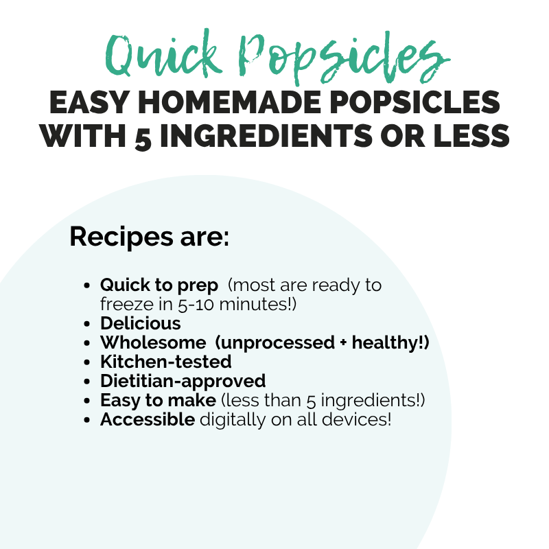 Quick Popsicles: Easy Homemade Popsicles with 5 Ingredients or Less
