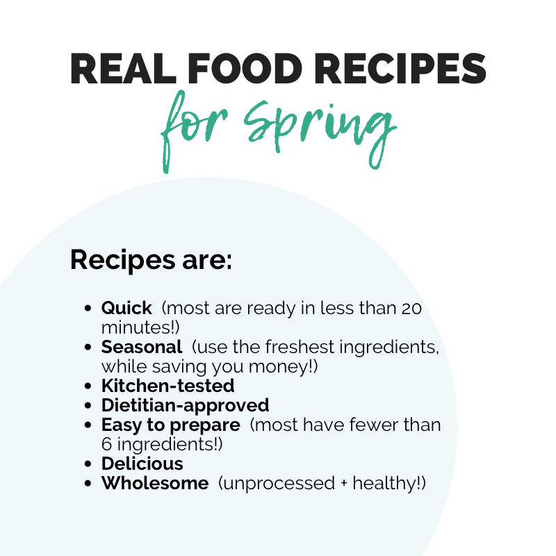 Real Food Recipes for Spring