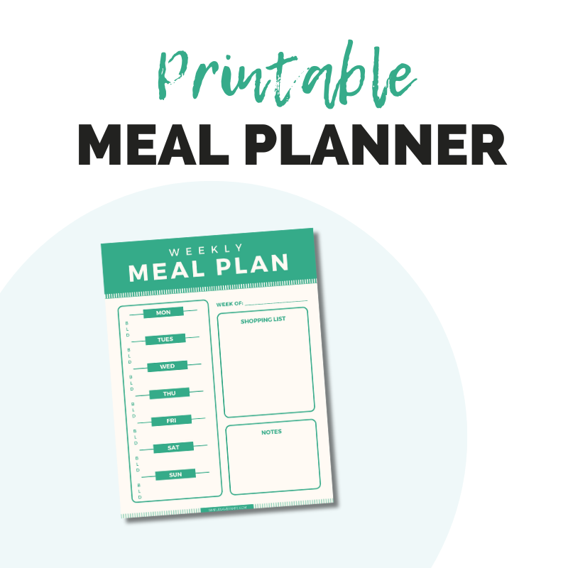 Printable Weekly Meal Planner