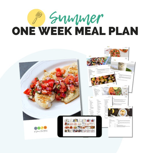 Summer One Week Meal Plan & Grocery List