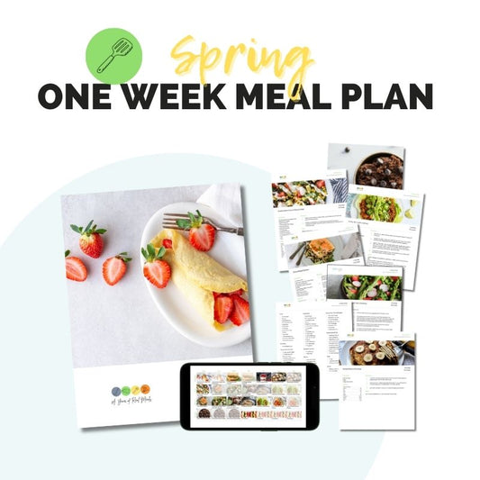 Spring One Week Meal Plan & Grocery List