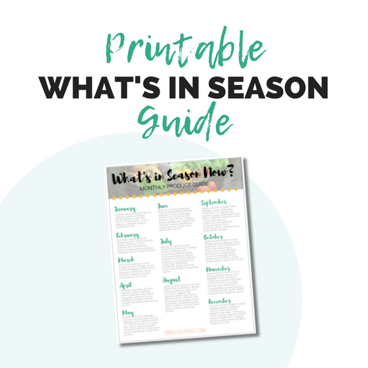 What's In Season: Monthly Produce Guide